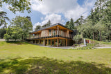 Moderne Villa in het Bos | Duurzame Architectuur met Hout & Glas-Prowood-duurzame villa,Exterieur,Exterieur vrijstaand,houten villa,moderne architectuur woning,moderne villa,villa,villa in het bos,villa met hout en glas,villa met veel glas-Moderne Villa in het Bos | Architectuur met Hout & Glas-OBLY
