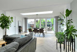 Moderne aanbouw met stucwerk en hout-lab-R architectenbureau-Aanbouw-Moderne aanbouw met stucwerk en hout-OBLY