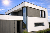 Moderne kubistische villa met houten gevelbekleding-Prowood-eigentijds-ontwerp,Exterieur,houten-gevelbekleding,kubistische-villa,luxe-villa,minimalistische-villa,moderne-architectuur,moderne-villa,nieuwbouwproject,strakke-architectuur,wit-stucwerk-Moderne kubistische villa met houten gevel-OBLY