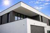 Moderne kubistische villa met houten gevelbekleding-Prowood-eigentijds-ontwerp,Exterieur,houten-gevelbekleding,kubistische-villa,luxe-villa,minimalistische-villa,moderne-architectuur,moderne-villa,nieuwbouwproject,strakke-architectuur,wit-stucwerk-Moderne kubistische villa met houten gevel-OBLY