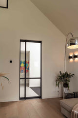 Moderne schuurwoning-BLIZ InteriorDesign-Woonkamer-Strak & Warm Interieur voor een Schuurwoning-OBLY