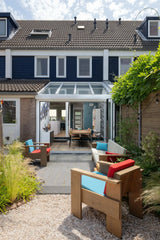 Moderne serre met glazen dak-Solarlux Nederland BV-aluminium serre,glazen serre,moderne serre,serre aanbouw,serre met glazen dak-Moderne serre met glazen dak en aluminium kozijnen-OBLY