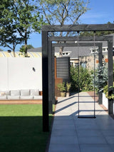 Moderne tuin met knusse zithoek-Lifs Interior Design-Tuin-moderne-tuin-met-knusse-zithoek-OBLY