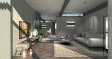 Modernistische bungalow-Toine Pennings-modernistisch interieur,patio woning,renovatie interieur,Woonkamer-Renovatie jaren 60 bungalow met patio-OBLY