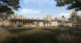Modernistische bungalow-Toine Pennings-modernistisch interieur,patio woning,renovatie interieur,Woonkamer-Renovatie jaren 60 bungalow met patio-OBLY