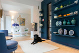 Mooi interieur met blauwe tinten-FOAM Architecten-lichte woonkamer interieur,moderne woning renovatie,moderne woonkamer,open woonkamer met keuken,Woonkamer,woonkamer met grote ramen-Mooi interieur met blauwe tinten-OBLY