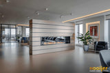 Open haard met kijk op woonkamer-Hooijer-bio ethanol haard,design haard woonkamer,doorkijkhaard,haard,lange haard interieur,moderne haard,woonkamer-Open haard met kijk op woonkamer-OBLY