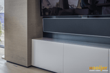Prachtige hangende design kachel-Hooijer-design haard,haard,haard interieur,haard woonkamer,moderne haard,vrijstaande haard,woonkamer-Prachtige circulaire houtkachel-OBLY
