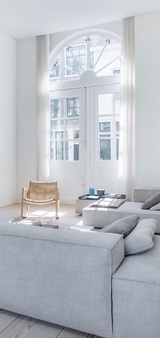 Renovatie bovenwoning - Amsterdam-calm home interior design-woonkamer- Renovatie bovenwoning - Amsterdam-OBLY
