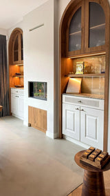 Renovatie woonhuis met warm maatwerk interieur-NMBR7-Eetkamer,Familiehuis,haard,Interieur inspiratie,Interieurontwerp,Keuken,Lichtplan,Maatwerk interieur,maatwerkkasten,materialisatie,meubelplan,renovatie woonhuis,Rotterdam,totaalontwerp,Woningrenovatie,Woonhuis,Woonkamer-Renovatie woonhuis Rotterdam | NMBR7-OBLY