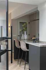 Rijtjeswoning met modern interieur-JESSICA KUHNE-Woonkamer-Rijtjeswoning met modern interieur -OBLY