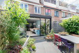 Rustieke woonkeuken met vouwwand-Busscher Serrebouw-Keuken,keuken met glazen aanbouw,keuken met lichtstraat,keuken met tuinverbinding,moderne woonkeuken,woonkeuken met serre-Rustieke woonkeuken met vouwwand-OBLY