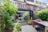 Rustieke woonkeuken met vouwwand-Busscher Serrebouw-Keuken,keuken met glazen aanbouw,keuken met lichtstraat,keuken met tuinverbinding,moderne woonkeuken,woonkeuken met serre-Rustieke woonkeuken met vouwwand-OBLY