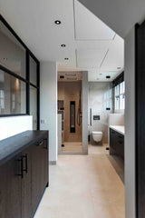 Slaapkamer met badkamer en suite-Auk Interiors-Badkamer,badkamer en suite,Badkamer inspiratie,luxe badkamer,maatwerk badkamer,Slaapkamer,slaapkamer met badkamer-Slaapkamer met badkamer en suite | Luxe maatwerk-OBLY