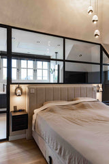 Slaapkamer met badkamer en suite-Auk Interiors-Badkamer,badkamer en suite,Badkamer inspiratie,luxe badkamer,maatwerk badkamer,Slaapkamer,slaapkamer met badkamer-Slaapkamer met badkamer en suite | Luxe maatwerk-OBLY