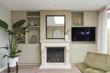 Stijlvol en functioneel woonkamer design-Jessica Kuhne-Ensuit deuren,Hedendaags interieur,Interieurontwerp,Maatwerk meubels,Rustig interieur,Woonkamer-Stijlvol en functioneel woonkamer design-OBLY
