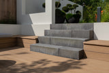 Strakke tuin met maatwerk zitkuil en Millboard-vlonder-Wooddeck-architectonische tuin,design tuin,Golden Oak,houten vlonder,luxe tuin,maatwerk zitbanken,Millboard vlonder,onderhoudsarme vlonder,verdiept loungegedeelte,vlonder,zitkuil-Moderne tuin met verdiept loungegedeelte | Millboard vlonder-OBLY