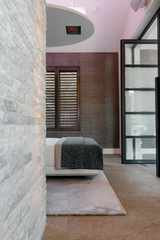 The Serenity Lodge-NC interieurarchitectuur-woonkamer-The Serenity Lodge | Luxe Poolhouse & Wellness Ontwerp op Topniveau-OBLY