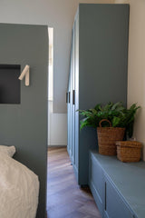 Totaalrenovatie jaren '50 hoekhuis-Atelier Det Interior design-Keuken,Woonkamer-OBLY