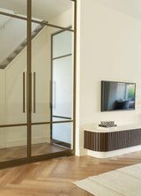 Totaalrenovatie jaren '50 hoekhuis-Atelier Det Interior design-Keuken,Woonkamer-OBLY