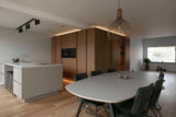 Totaalverbouwing met warm notenfineer-ELKE SPECK INTERIEURONTWERP-Keuken-Totaalverbouwing met warm notenfineer-OBLY
