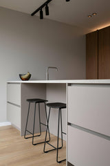 Totaalverbouwing met warm notenfineer-ELKE SPECK INTERIEURONTWERP-Keuken-Totaalverbouwing met warm notenfineer-OBLY