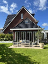 Tuinontwerp met aanbouw en veranda-Lifs Interior Design-Exterieur-Tuinontwerp met aanbouw en veranda -OBLY