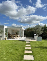 Tuinontwerp met aanbouw en veranda-Lifs Interior Design-Exterieur-Tuinontwerp met aanbouw en veranda -OBLY