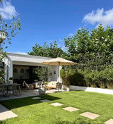 Tuinontwerp met aanbouw en veranda-Lifs Interior Design-Exterieur-Tuinontwerp met aanbouw en veranda -OBLY