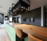 Unieke keuken met groen kookeiland-PAUL THEUWS INTERIEUR-Keuken-Unieke keuken met groen kookeiland-OBLY