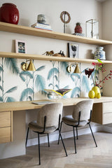 Van Functioneel tot Warm met Behang en Luxe Stoffen-Wendy Verhaegh Interior Design-woonkamer-Luxe Interieur Make-over met behang en luxe stoffen-OBLY