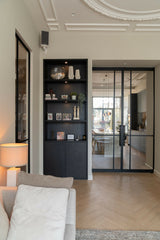 Van Kantoor naar Herenhuis-In je sas interieur-badkamer,herenhuis,keuken,woonkamer-Herenhuis Transformatie in Den Haag – Tijdloos Familiehuis-OBLY