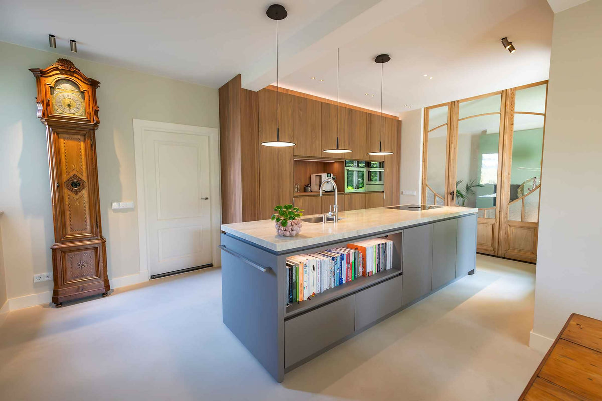 Van Kleine Keuken tot Grote Leefkeuken-CONCEPT* CLOUDT-blauwe-keuken,keuken,leefkeuken,licht interieur,open ruimte-Transformatie naar Ruime Leefkeuken | Licht, Ruimte & Stijl-OBLY