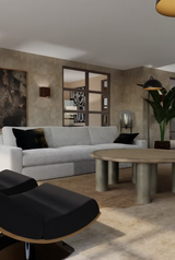 Verbouwing begane grond woonboerderij - Uddel-calm home interior design-woonkamer-Van woonboerderij naar lichte en open leefruimte-OBLY