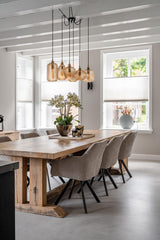 Verbouwing boerderij Etten-Leur-Studio Thirty Two-Woonkamer-Luxe maatwerk keuken en woonkamer met marmer-OBLY