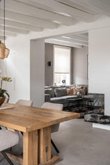 Verbouwing boerderij Etten-Leur-Studio Thirty Two-Woonkamer-Luxe maatwerk keuken en woonkamer met marmer-OBLY