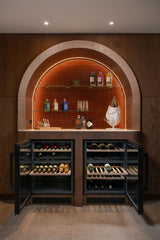 Warme designkeuken met gebogen nis-Perfekt Interieur-keuken-Designkeuken met gebogen nis-OBLY