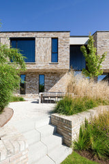 Woning met stalen trap-Architect eigen huis-Entree/Hal/Trap-Bijzondere Langgerekte Woning-OBLY