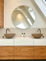 Zolderbadkamer met royaal wastafelmeubel-INGE BOUMAN INTERIEUR | ARCHITECTUUR-Zolderbadkamer met wastafelmeubel op maat-OBLY