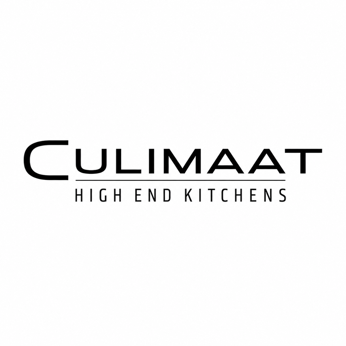 Logo van Culimaat High End Kitchens, verantwoordelijk voor de luxe maatwerk keuken met kookeiland in de gerenoveerde jaren ’30 woning in Breda.