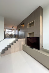 Split-level woning met maatwerk interieur