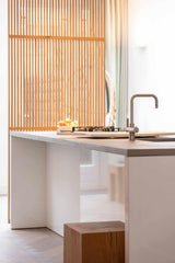 2 houten roomdividers in moderne woning-Houten roomdivider-alle,Keuken,Woonkamer-OBLY