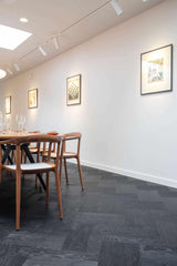 3 dubbele Zwart Eiken visgraatvloer-Vloerenhuis Amsterdam-Eetkamer-OBLY