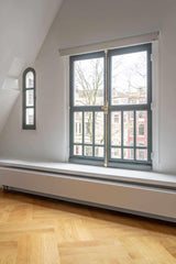 3 dubbele eiken visgraat naturel-Vloerenhuis Amsterdam-Eetkamer-3 dubbele Eiken visgraatvloer in naturel eiken-OBLY