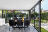 Aanbouw met glazen vouwwand-Busscher Serrebouw-Aanbouw,alle,Tuinen,Woonkamer-Aanbouw met glazen vouwwand | OBLY.com-OBLY