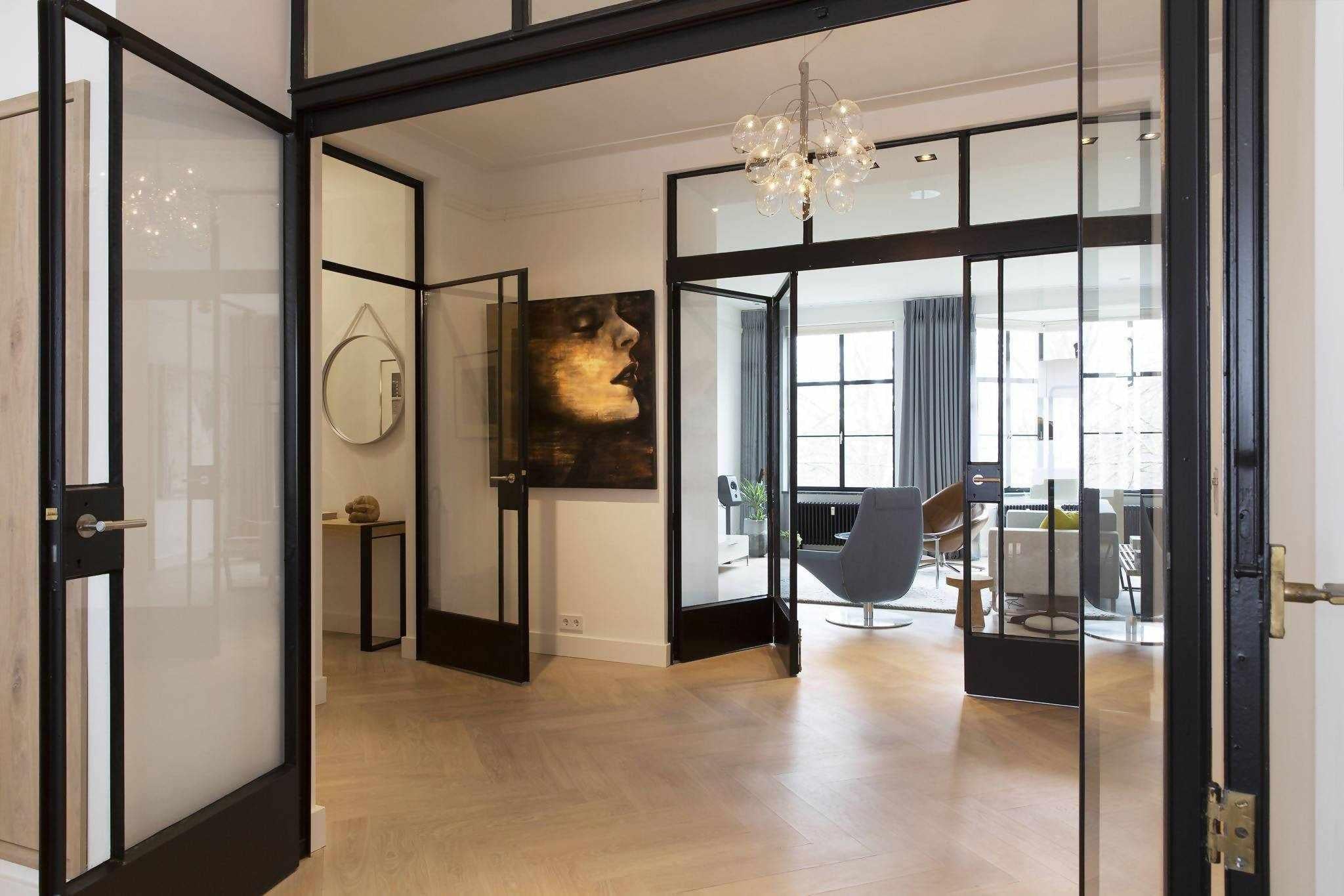 Amsterdam Apollolaan-BNLA architecten-alle,Entree,Entree Hal Trap,Hal,Keuken,Trap,Woonkamer-Amsterdam Apollolaan-OBLY