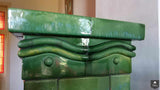 Art deco tegelkachel-Gloed Tegelkachels-alle,art deco interieur,art deco tegelkachel,klassieke kachel,tegelkachel,Woonkamer,woonkamer inspiratie-OBLY