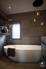 Badkamer industrieel met cocoswand-Wood Creations-alle,Badkamer-OBLY