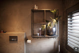 Badkamer industrieel met cocoswand-Wood Creations-alle,Badkamer-OBLY