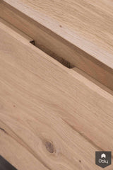 Badkamer met eikenhout en beton-Solidus Meubelen-alle,Badkamer-OBLY